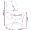 Fotelis Poilsio kėdė, garstyčių geltonos spalvos, audinys