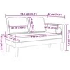 Poilsio sofa su pagalvėmis, balta, dirbtinė oda