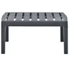 Sodo stalas, antracito spalvos, 78x55x38cm, plastikas