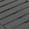 Sodo stalas, antracito spalvos, 78x55x38cm, plastikas