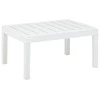 Sodo stalas, baltos spalvos, 78x55x38cm, plastikas