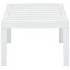 Sodo stalas, baltos spalvos, 78x55x38cm, plastikas