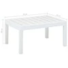 Sodo stalas, baltos spalvos, 78x55x38cm, plastikas