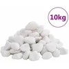 Poliruoti akmenukai, baltos spalvos, 10kg, 2–5cm