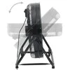 Pramoninis ventiliatorius, juodas, 60cm, 172,5W, būgno formos