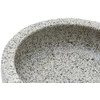 Praustuvas ant stalviršio, pilkas, 41x14cm, keramika, apskritas