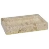 Sieninis praustuvas, kreminis, 38x24x6,5cm, marmuras