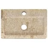 Sieninis praustuvas, kreminis, 38x24x6,5cm, marmuras