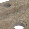 Sieninis praustuvas, pilkas, 38x24x6,5cm, marmuras