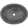 Praustuvas, pilkos spalvos, 53x40x15cm, marmuras