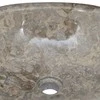 Praustuvas, pilkos spalvos, 53x40x15cm, marmuras
