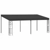 Prie sienos montuojama pavėsinė, antracito, 6x3x2,5m