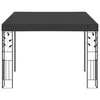Prie sienos montuojama pavėsinė, antracito, 3x3x2,5m