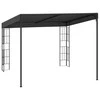 Prie sienos montuojama pavėsinė, antracito, 3x3m, audinys