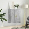 Prie sienos montuojama spintelė, betono, 69,5x34x90cm, mediena