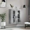 Prie sienos montuojama spintelė, betono pilka, 69,5x34x90cm