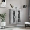 Prie sienos montuojama spintelė, betono, 69,5x34x90cm, mediena