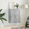 Prie sienos montuojama spintelė, betono, 69,5x34x90cm, mediena