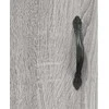 Prie sienos montuojama spintelė, pilka, 69,5x34x90cm, mediena
