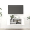 TV staliukas Sieninė TV spintelė, balta, 102x35x35cm, apdirbta mediena