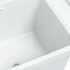 Prie sienos montuojamas praustuvas, baltas, 50x35x24cm, derva