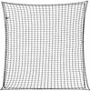 Priekabos tinklas su elastine virve, juodas, 4x4m, PP
