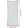 Priekabos tinklas su elastine virve, juodas, 8x3,5m, PP