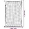Priekabos tinklas su elastine virve, juodas, 2,2x1,5m, PP