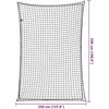 Priekabos tinklas su elastine virve, juodas, 5x3,5m, PP