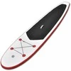 bidaXL Pripučiama irklentė, raudona ir balta
