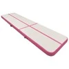 Pripučiamas gimnastikos kilimėlis, rožinis, 800x100x20cm, PVC