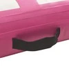 Pripučiamas gimnastikos kilimėlis, rožinis, 400x100x15cm, PVC