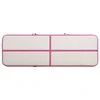 Pripučiamas gimnastikos kilimėlis, rožinis, 400x100x15cm, PVC