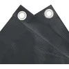 Privatumo suteikianti pertvara, antracito, 600x75cm, PVC