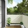 Privatumo suteikianti balkono pertvara, balta, 500x75cm, PVC