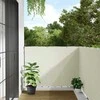 Privatumo suteikianti balkono pertvara, balta, 300x120cm, PVC