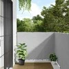 Privatumo suteikianti balkono pertvara, pilka, 700x120cm, PVC