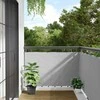 Privatumo suteikianti balkono pertvara, pilka, 500x90cm, PVC