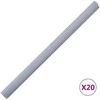 Privatumo suteikianti sodo pertvara, pilka, 35x0,19m, PVC