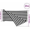 Privatumo suteikiantis tinklelis, antracito/baltas, 1,5x25m