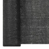 Privatumo suteikiantis tinklelis, juodas, 1x10m, HDPE, 195g/m²