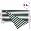 Privatumo suteikiantis tinklelis, žalias/baltas, 1,5x25m, HDPE