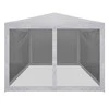 Proginė palapinė su 4 tinklinėmis šoninėmis sienelėmis, 4x3m
