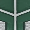 Proginė palapinė su 6 tinklinėmis sienomis, žalia, 3x6m, HDPE