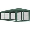 Proginė palapinė su 8 tinklinėmis sienomis, žalia, 3x9m, HDPE
