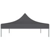 Proginės palapinės stogas, antracito spalvos, 4x3m, 270 g/m²