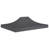 Proginės palapinės stogas, antracito spalvos, 4x3m, 270 g/m²
