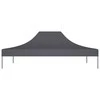Proginės palapinės stogas, antracito spalvos, 4,5x3m, 270 g/m²