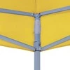 Proginės palapinės stogas, geltonos spalvos, 3x3m, 270 g/m²