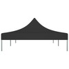 Proginės palapinės stogas, juodos spalvos, 6x3m, 270 g/m²